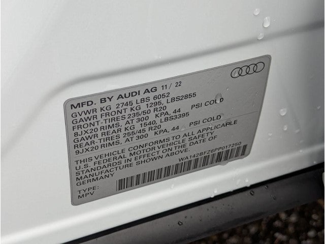 2023 Audi Q4 Sportback e-tron Prestige quattro