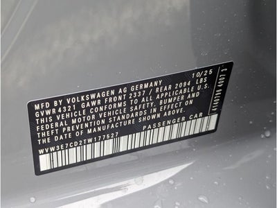 2026 Volkswagen Golf GTI 2.0T SE