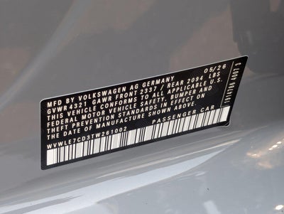 2026 Volkswagen Golf GTI 2.0T S