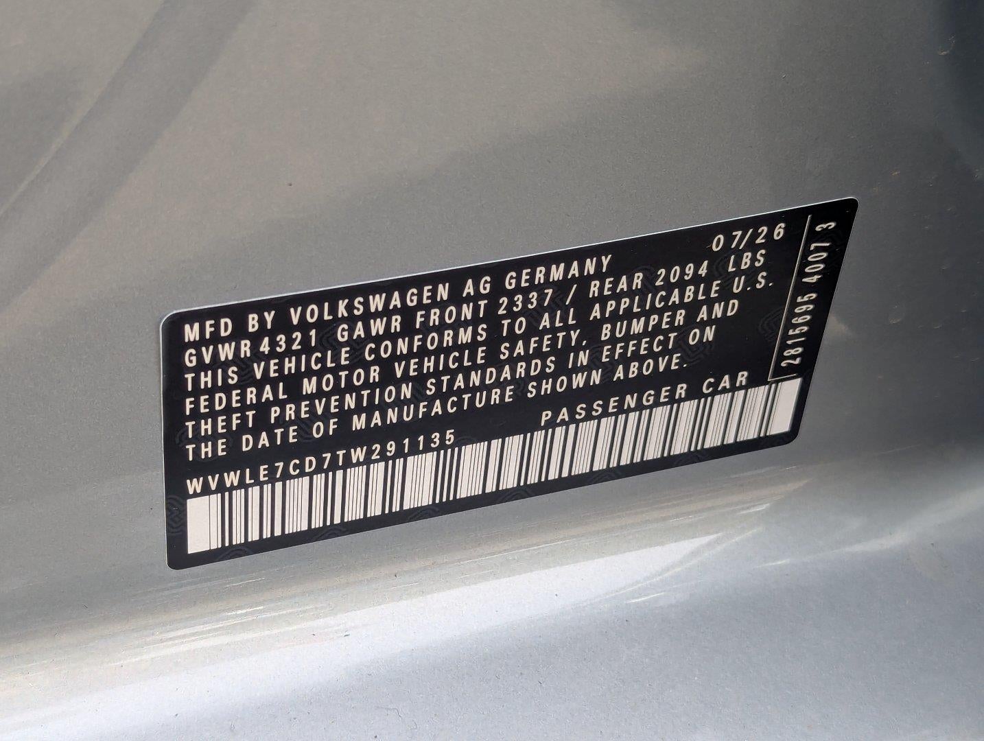 2026 Volkswagen Golf GTI 2.0T S