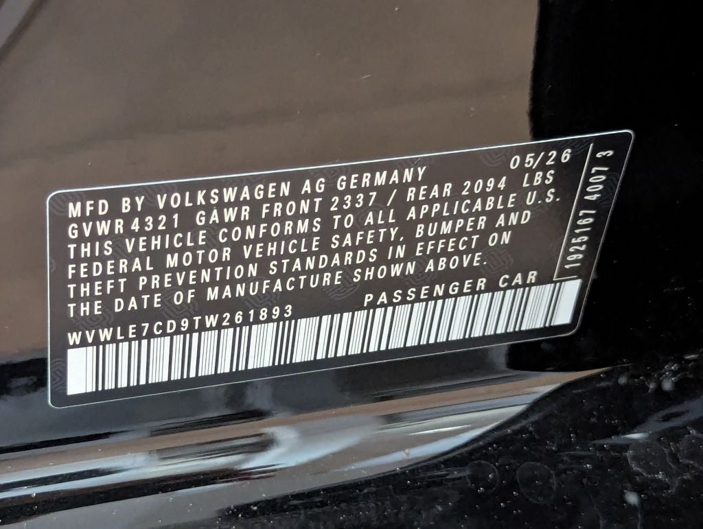 2026 Volkswagen Golf GTI 2.0T S