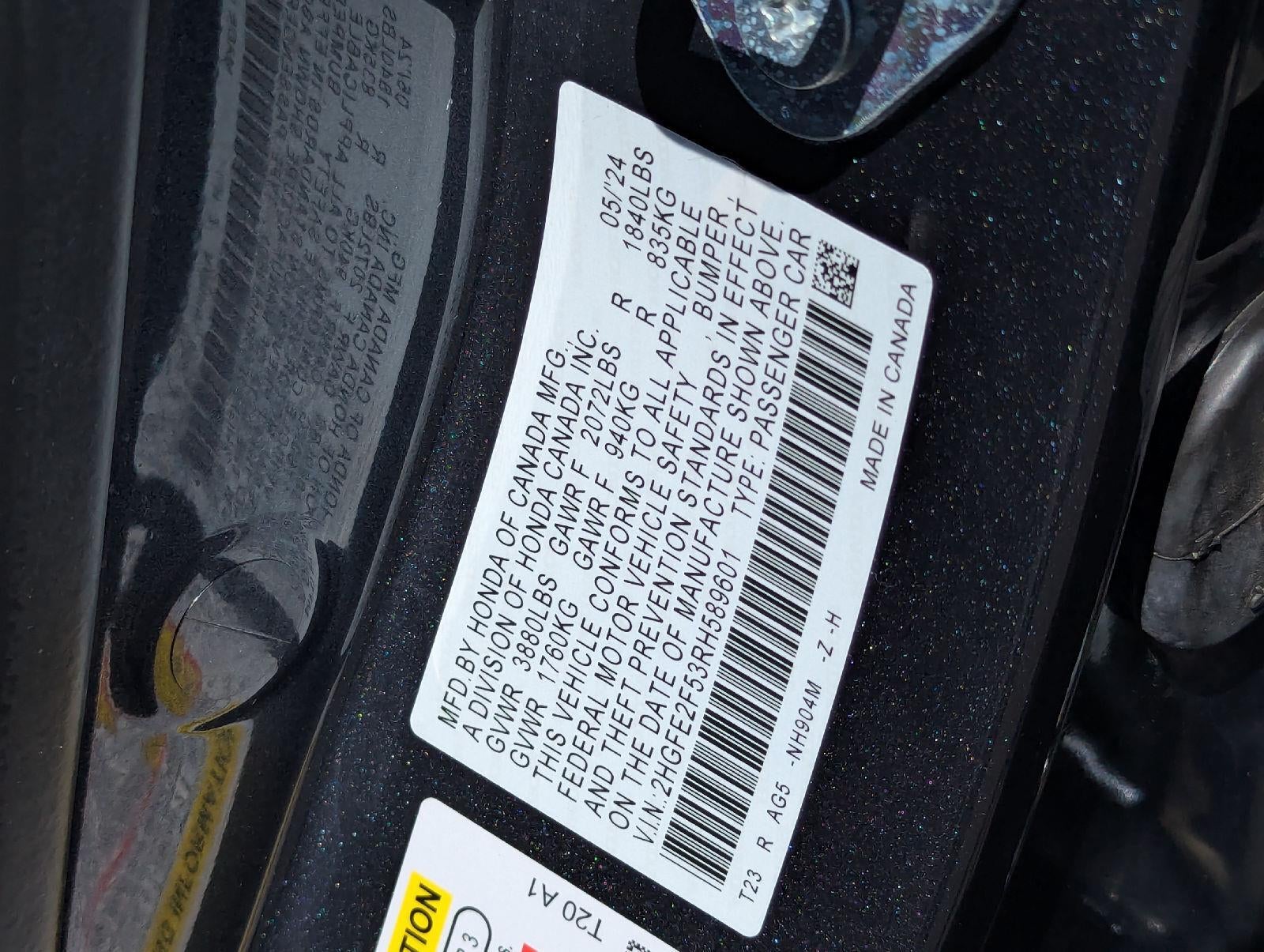 2024 Honda Civic Sport