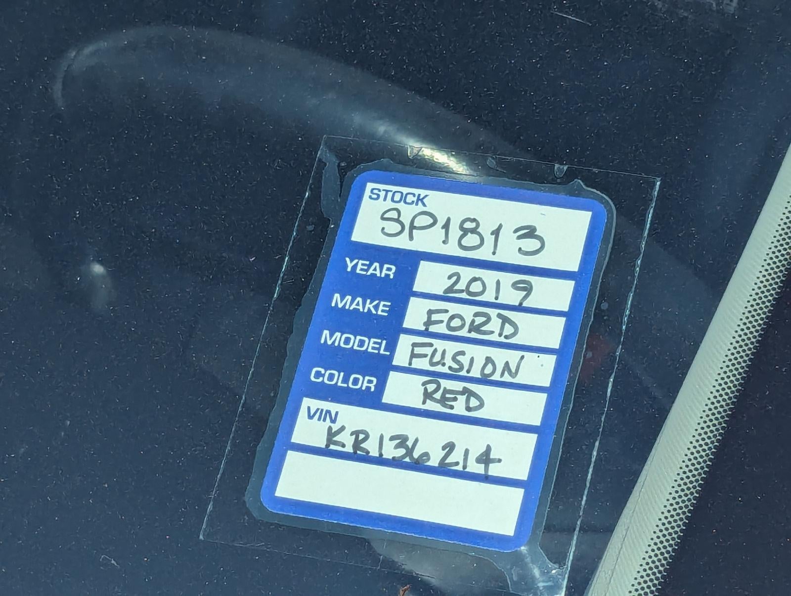 2019 Ford Fusion Energi Titanium