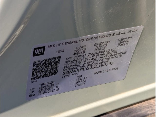 2025 Chevrolet Equinox AWD LT