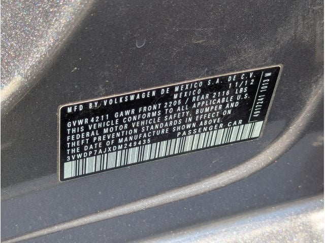 2013 Volkswagen Jetta SE w/Convenience/Sunroof