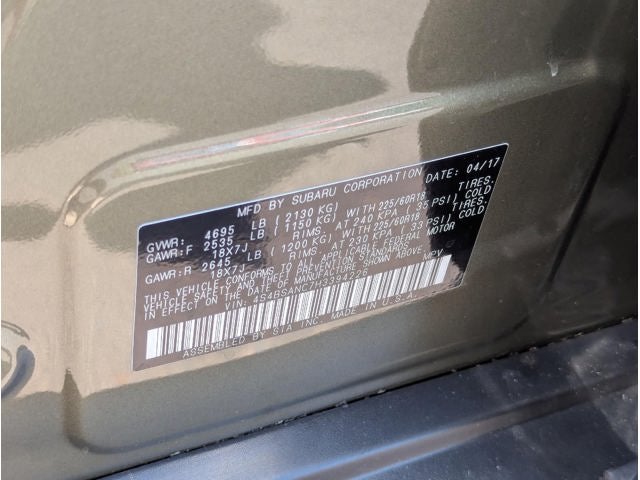 2017 Subaru Outback Limited
