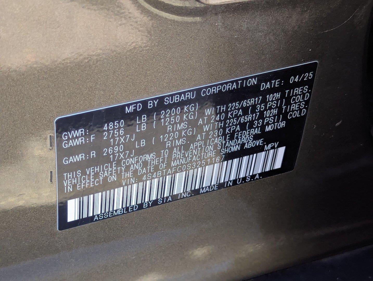 2025 Subaru Outback Premium