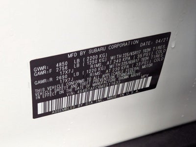 2021 Subaru Outback Premium