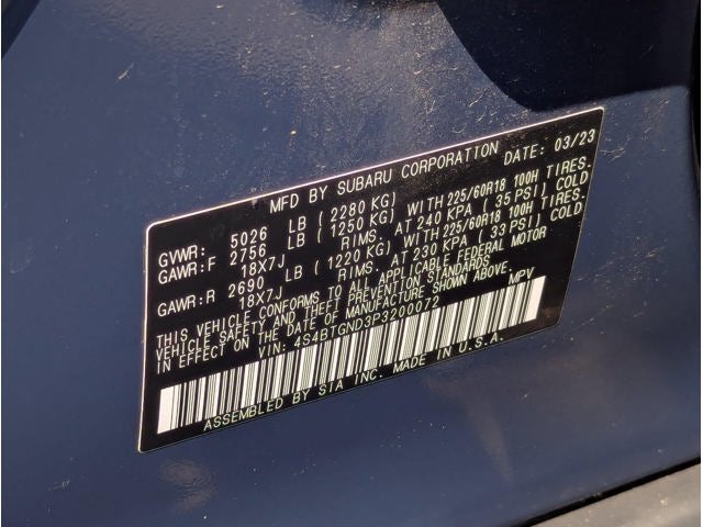 2023 Subaru Outback Limited XT