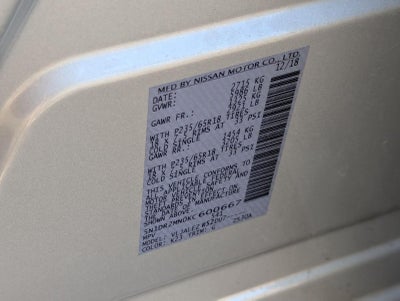2019 Nissan Pathfinder SV