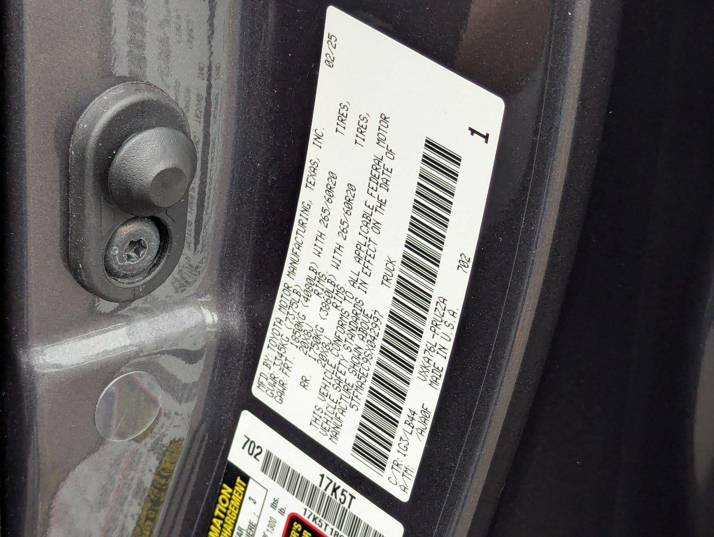 2025 Toyota Tundra 1794 Edition