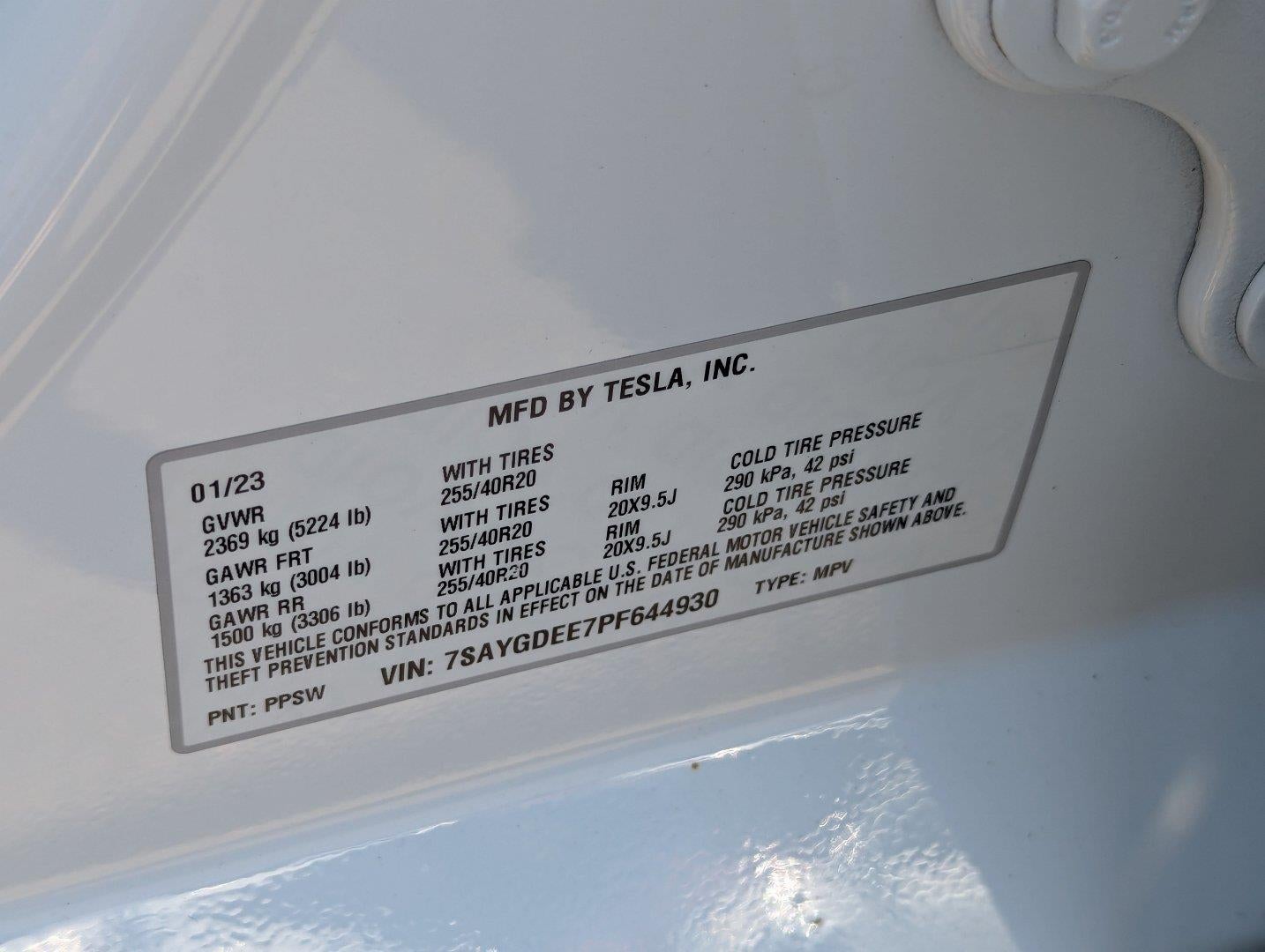 2023 Tesla Model Y Long Range