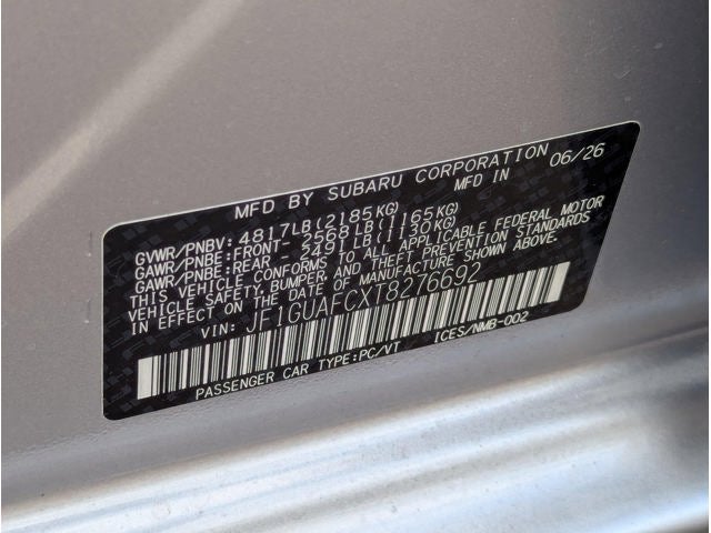2026 Subaru Impreza Sport