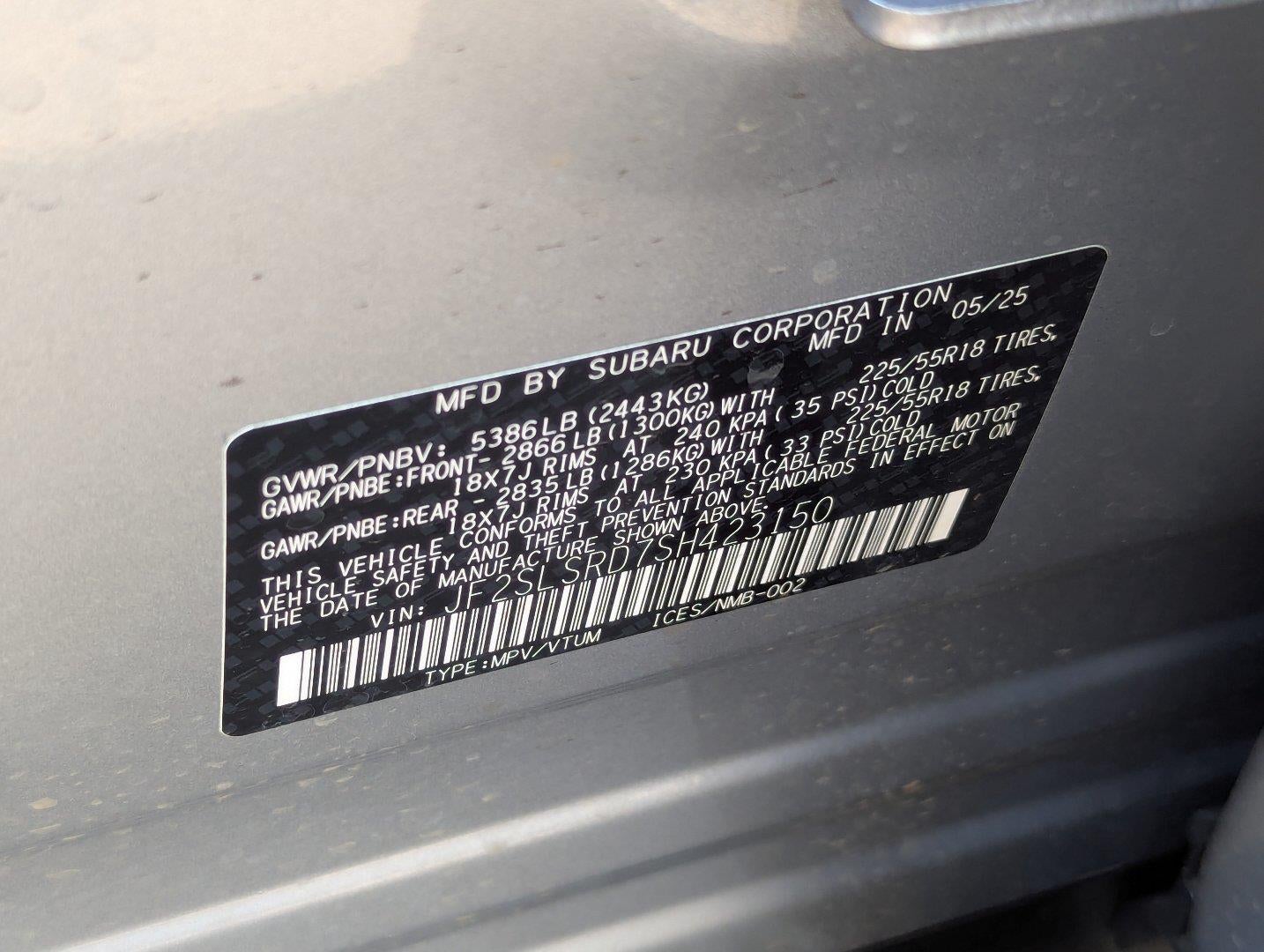 2025 Subaru Forester Limited Hybrid